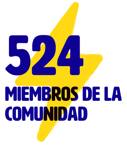 524 miembros de la comunidad